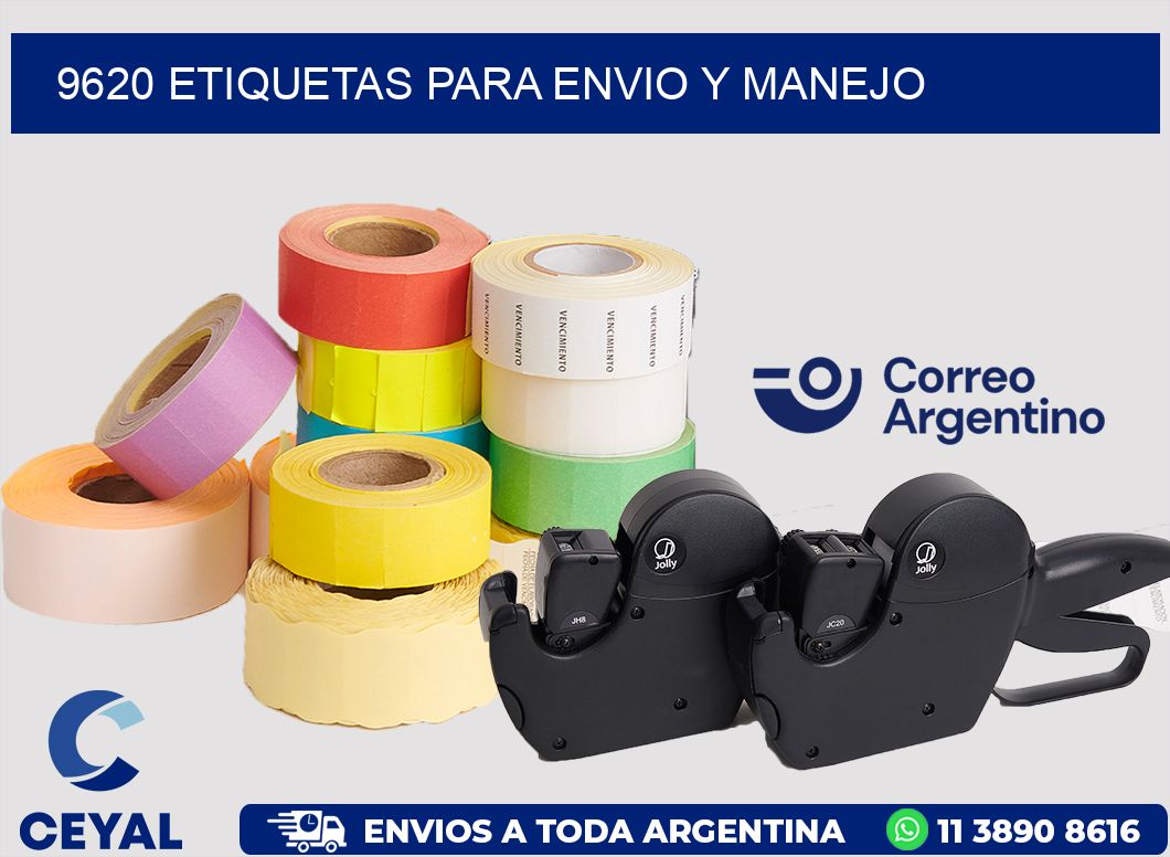 9620 ETIQUETAS PARA ENVIO Y MANEJO