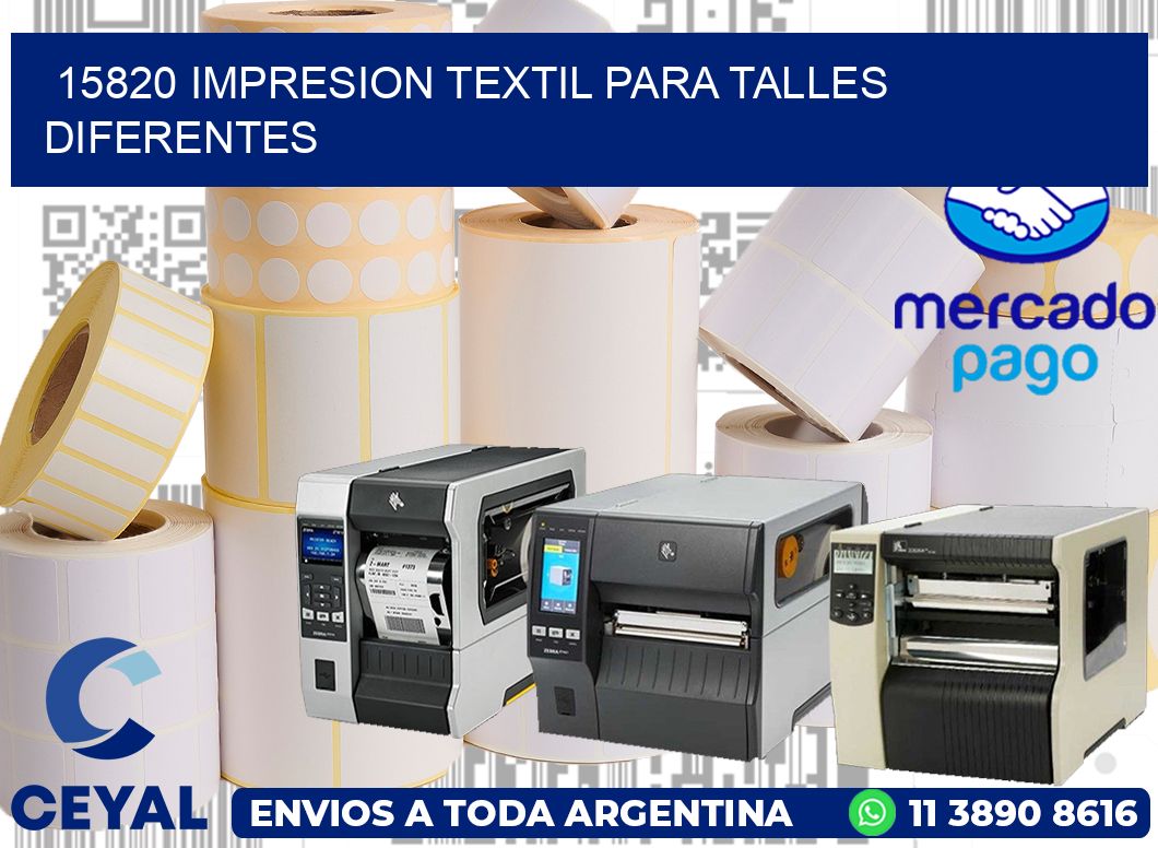 15820 IMPRESION TEXTIL PARA TALLES DIFERENTES