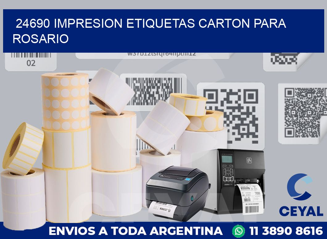 24690 IMPRESION ETIQUETAS CARTON PARA ROSARIO