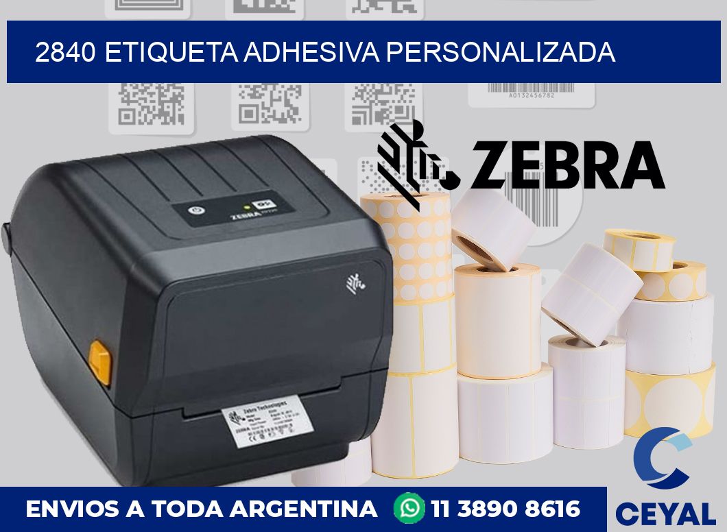 2840 ETIQUETA ADHESIVA PERSONALIZADA