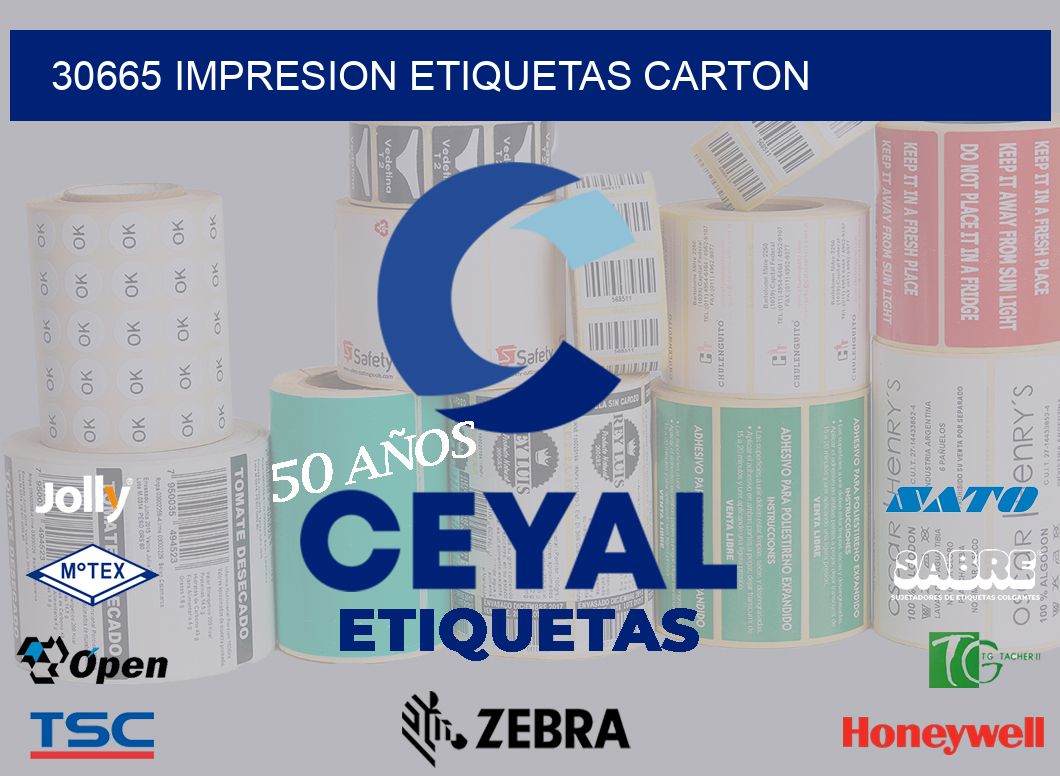 30665 IMPRESION ETIQUETAS CARTON