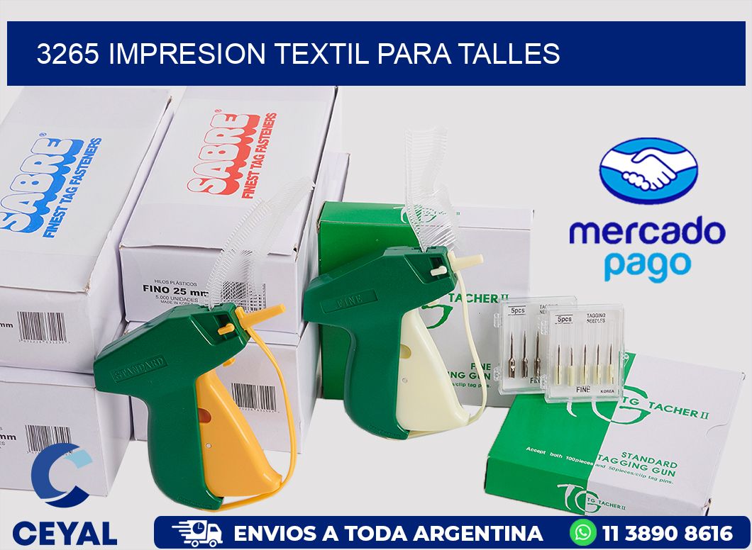 3265 IMPRESION TEXTIL PARA TALLES