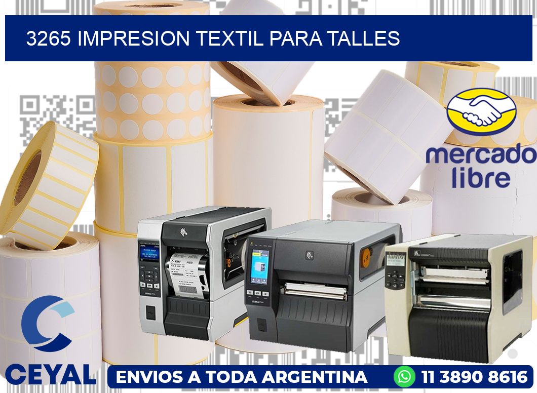 3265 IMPRESION TEXTIL PARA TALLES
