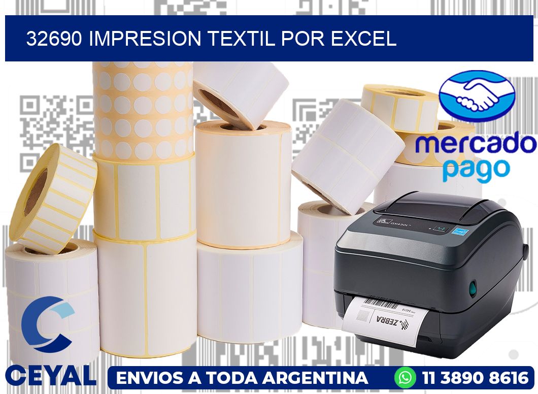 32690 IMPRESION TEXTIL POR EXCEL