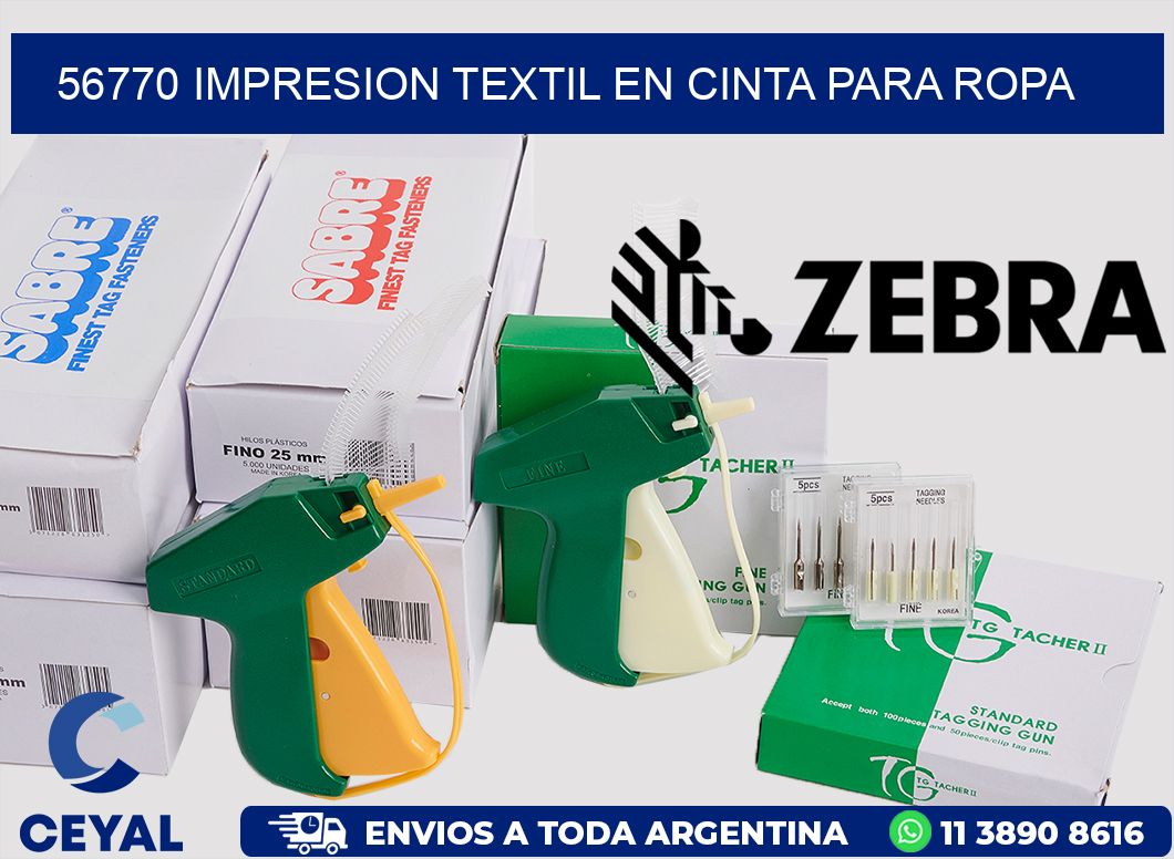56770 IMPRESION TEXTIL EN CINTA PARA ROPA