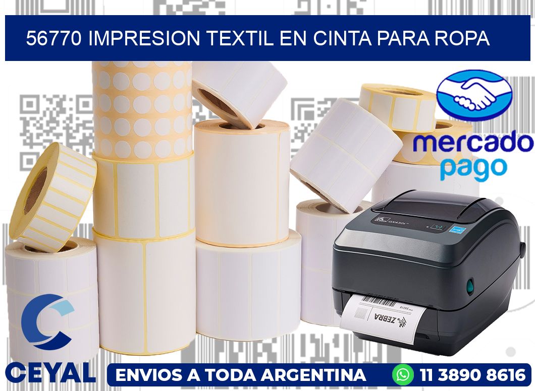 56770 IMPRESION TEXTIL EN CINTA PARA ROPA