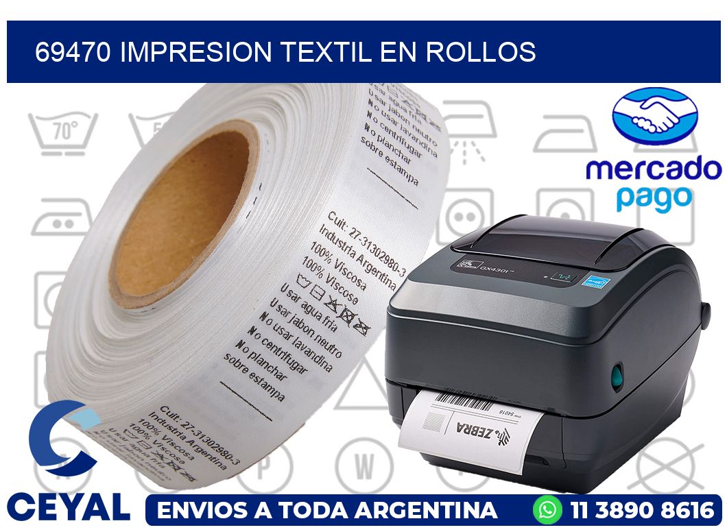 69470 IMPRESION TEXTIL EN ROLLOS