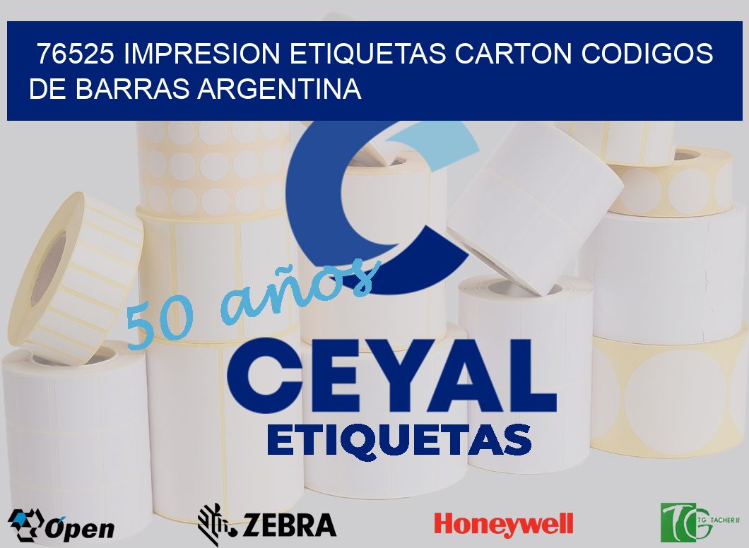 76525 IMPRESION ETIQUETAS CARTON CODIGOS DE BARRAS ARGENTINA