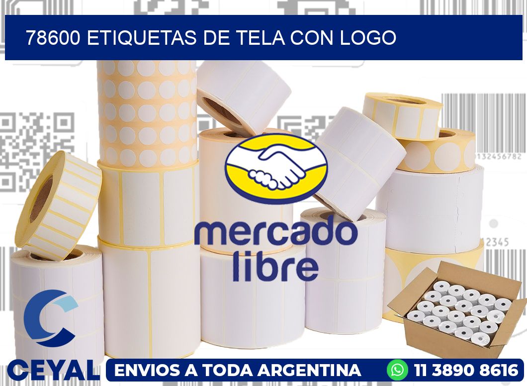 78600 ETIQUETAS DE TELA CON LOGO
