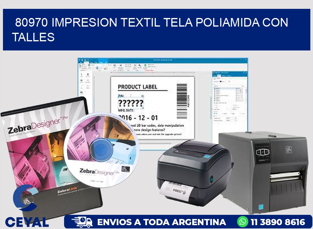80970 IMPRESION TEXTIL TELA POLIAMIDA CON TALLES