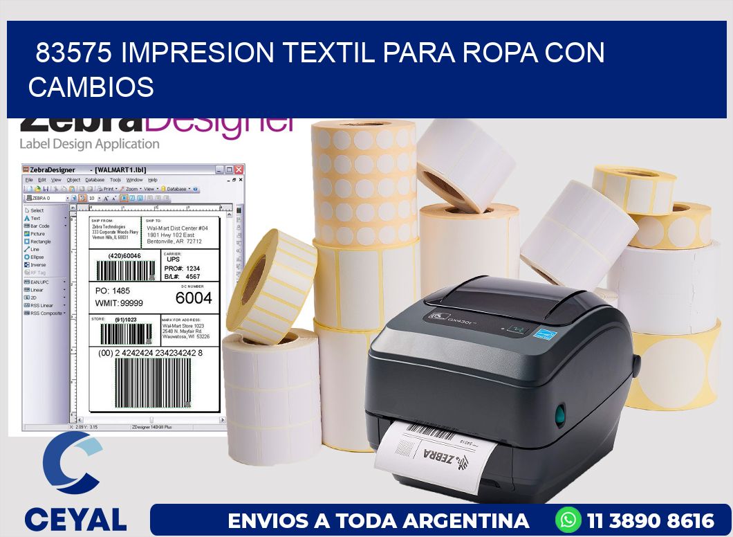 83575 IMPRESION TEXTIL PARA ROPA CON CAMBIOS