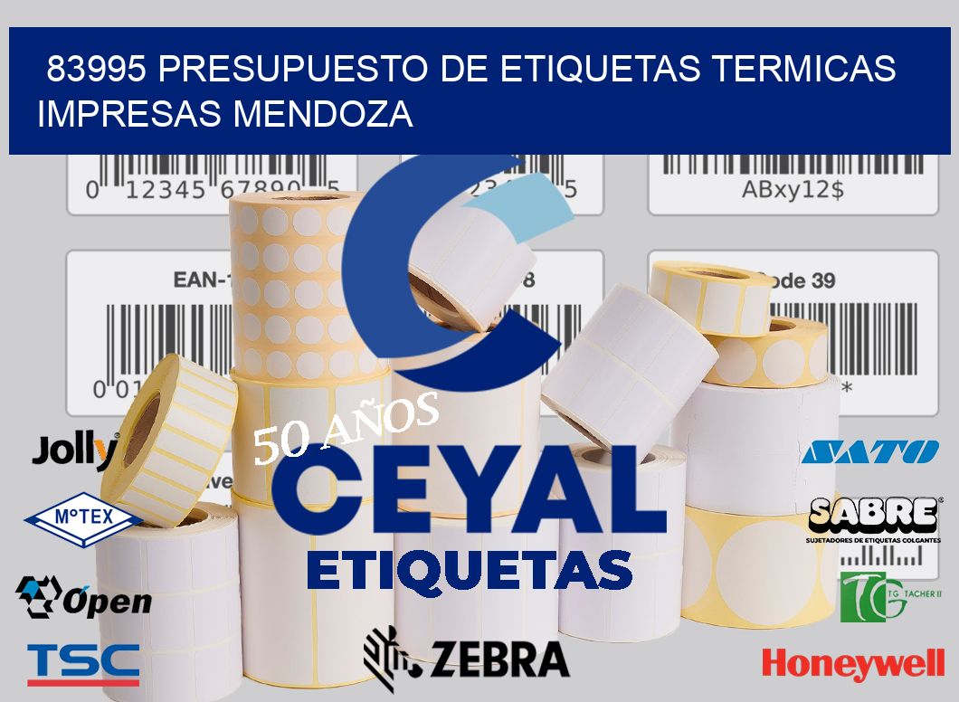 83995 PRESUPUESTO DE ETIQUETAS TERMICAS IMPRESAS MENDOZA