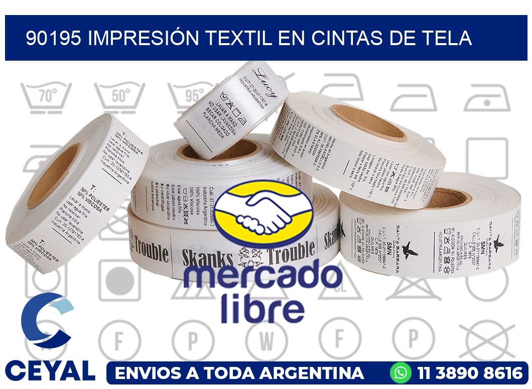 90195 IMPRESIÓN TEXTIL EN CINTAS DE TELA