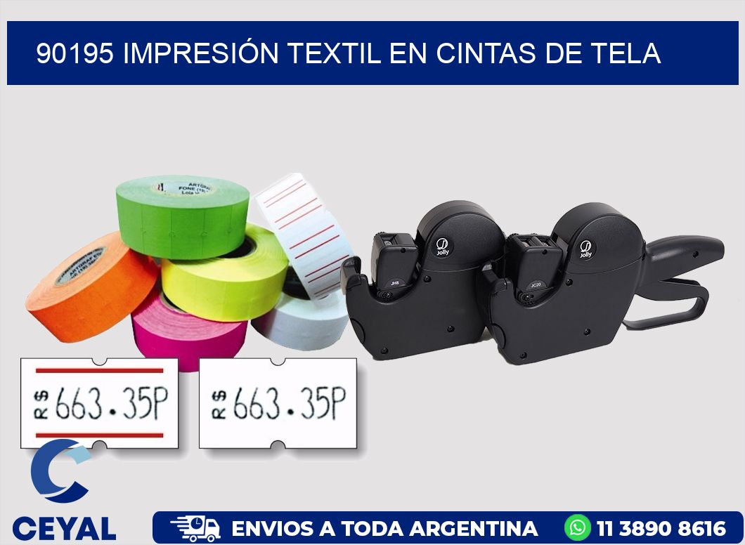 90195 IMPRESIÓN TEXTIL EN CINTAS DE TELA