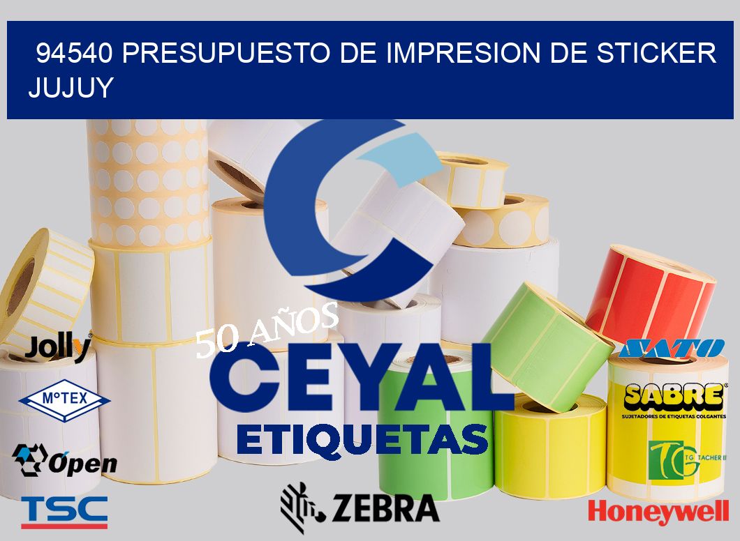 94540 PRESUPUESTO DE IMPRESION DE STICKER JUJUY