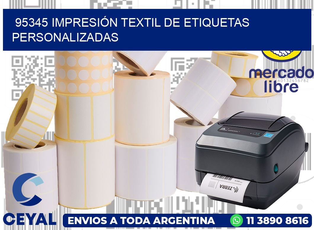 95345 IMPRESIÓN TEXTIL DE ETIQUETAS PERSONALIZADAS