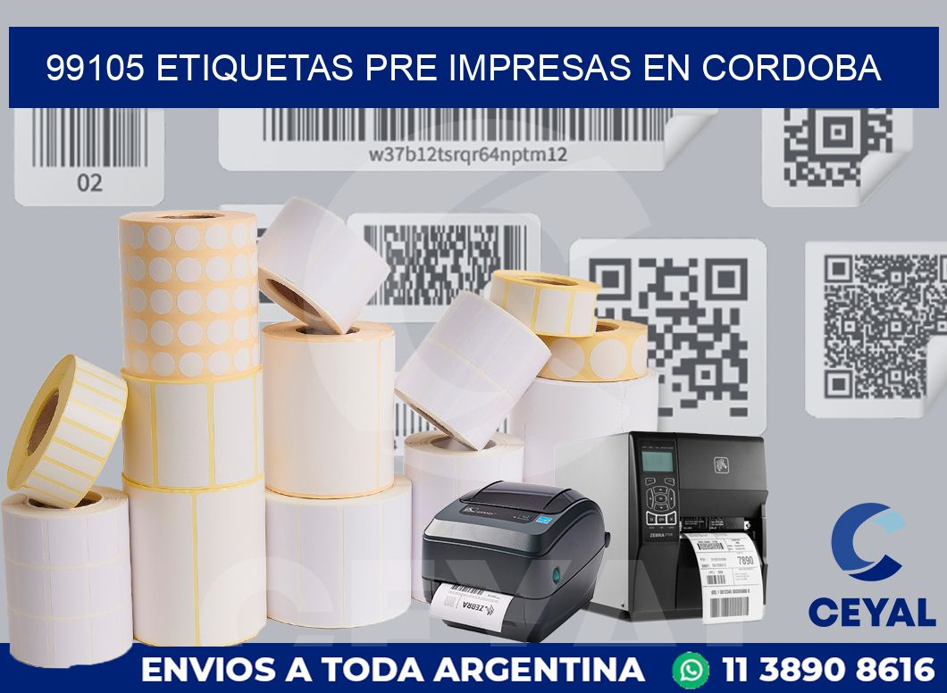 99105 ETIQUETAS PRE IMPRESAS EN CORDOBA