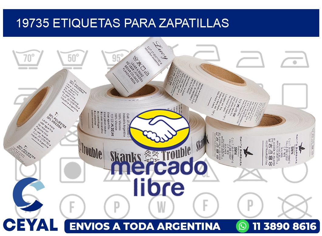 19735 ETIQUETAS PARA ZAPATILLAS