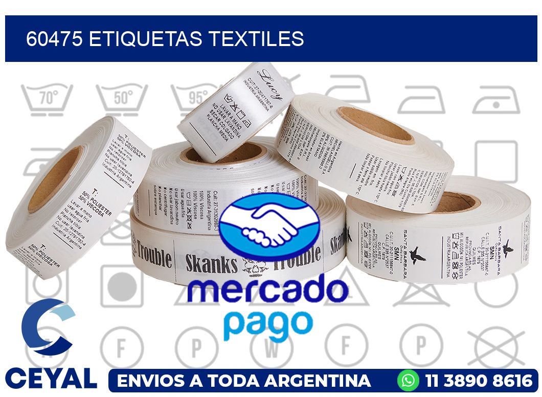 60475 ETIQUETAS TEXTILES