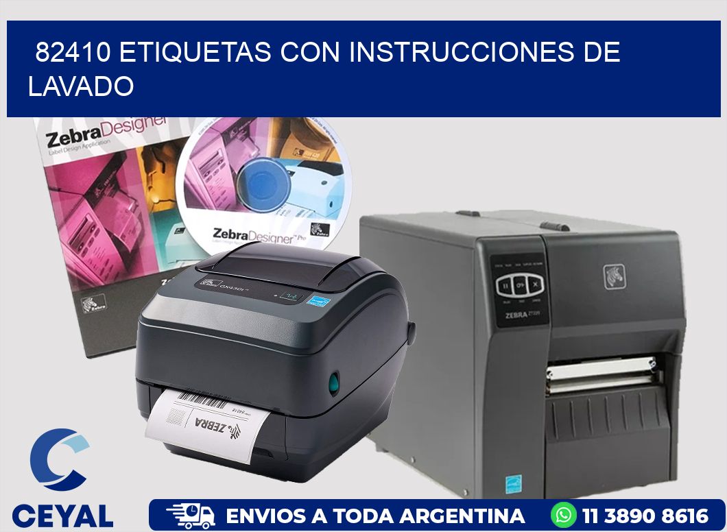 82410 ETIQUETAS CON INSTRUCCIONES DE LAVADO