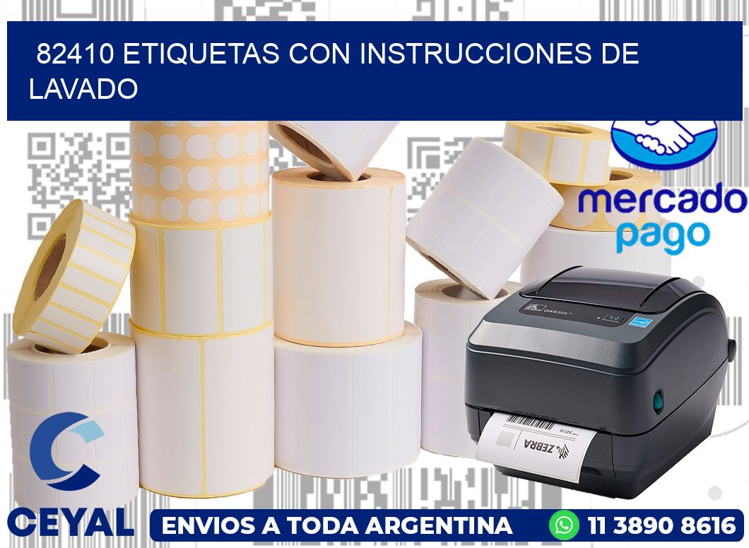 82410 ETIQUETAS CON INSTRUCCIONES DE LAVADO