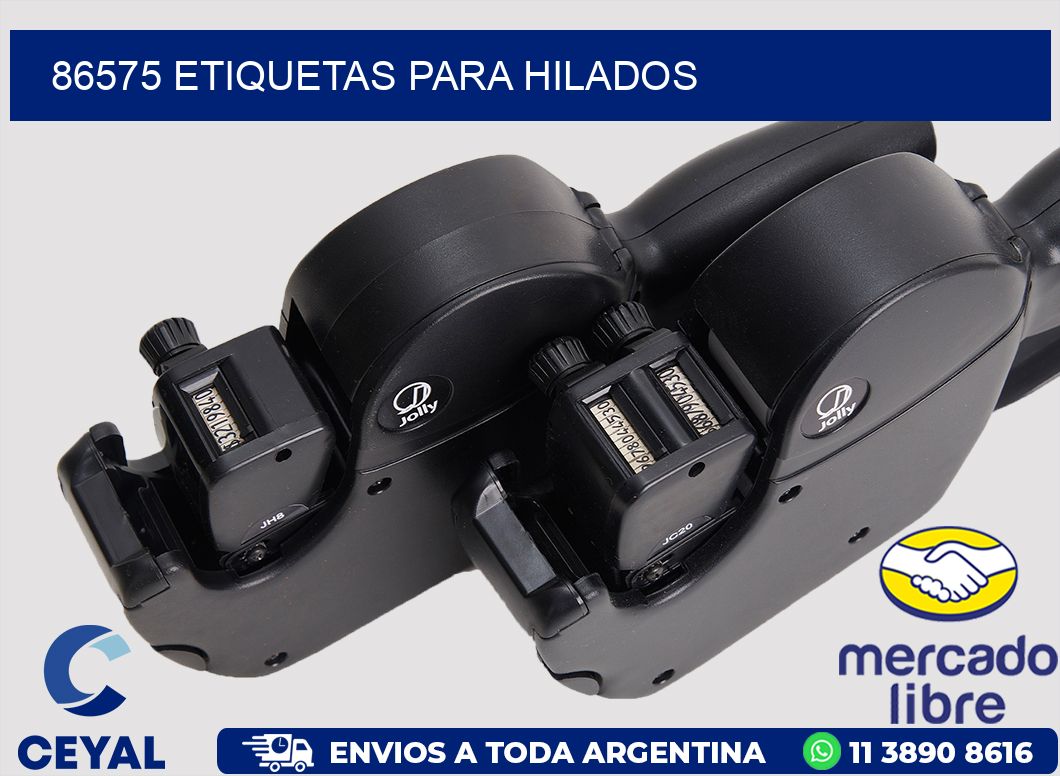 86575 ETIQUETAS PARA HILADOS