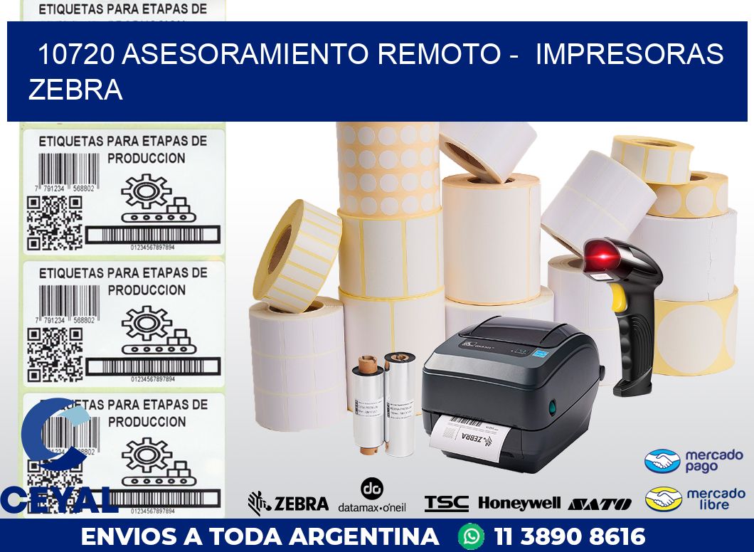 10720 ASESORAMIENTO REMOTO -  IMPRESORAS ZEBRA