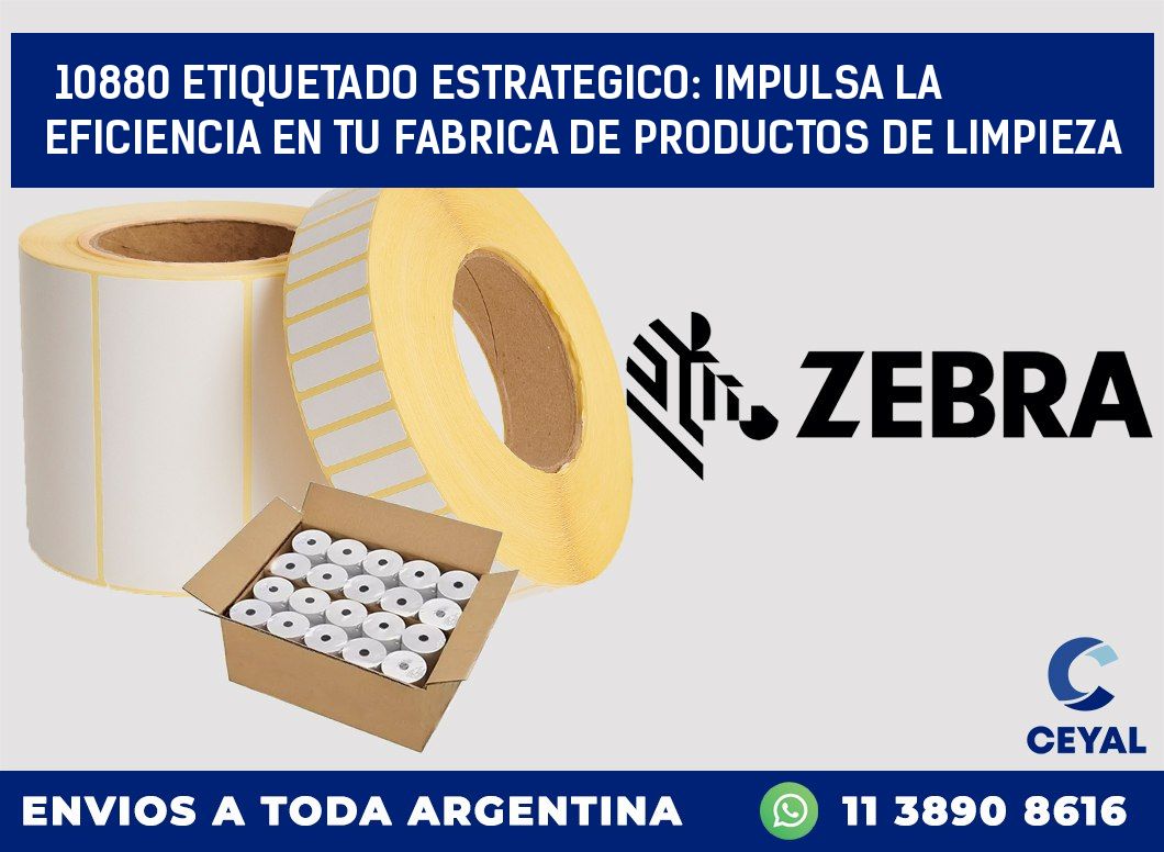 10880 ETIQUETADO ESTRATEGICO: IMPULSA LA EFICIENCIA EN TU FABRICA DE PRODUCTOS DE LIMPIEZA