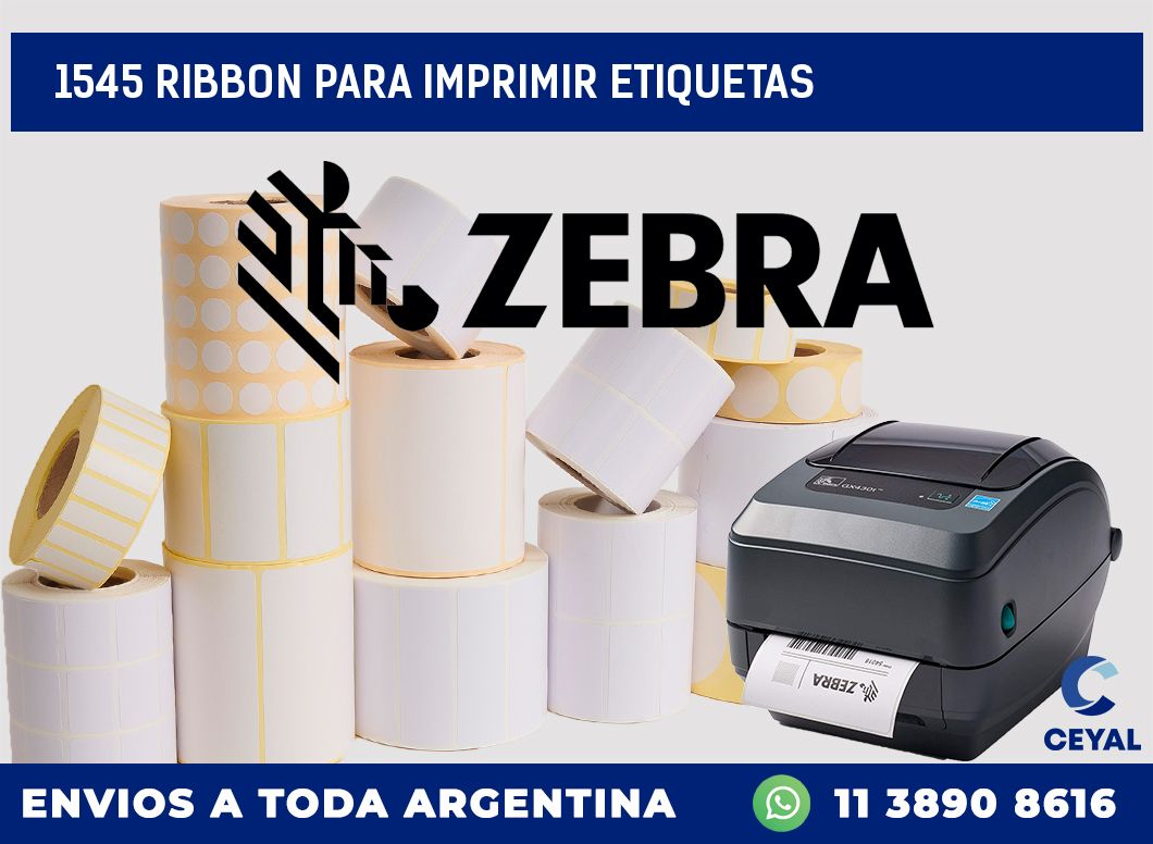 1545 RIBBON PARA IMPRIMIR ETIQUETAS