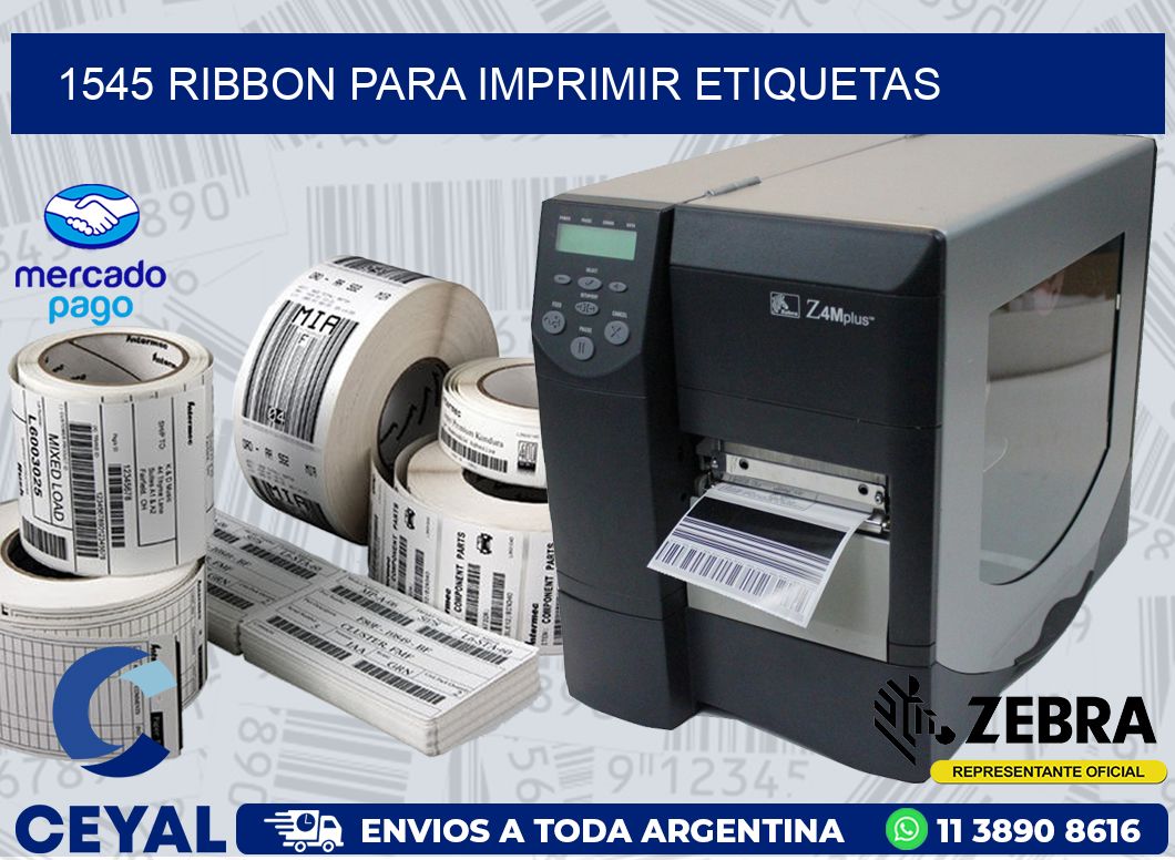 1545 RIBBON PARA IMPRIMIR ETIQUETAS