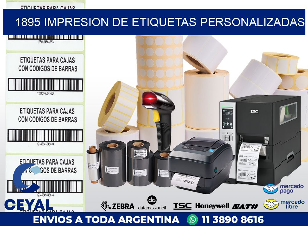 1895 IMPRESION DE ETIQUETAS PERSONALIZADAS