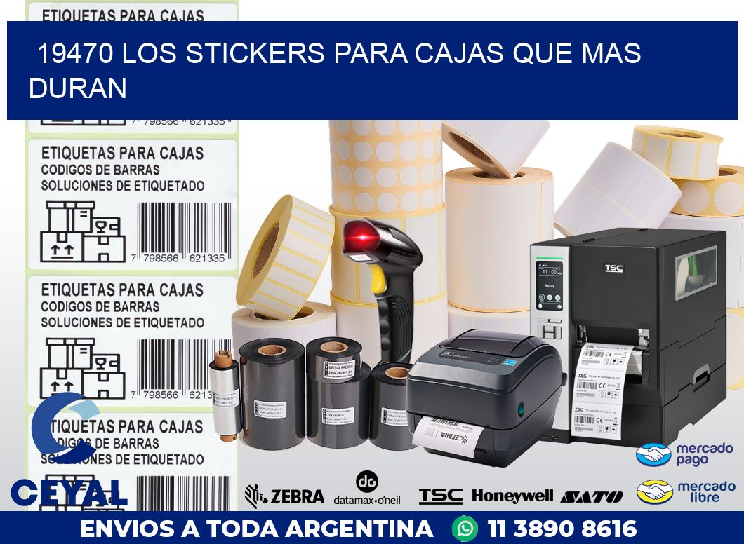 19470 LOS STICKERS PARA CAJAS QUE MAS DURAN