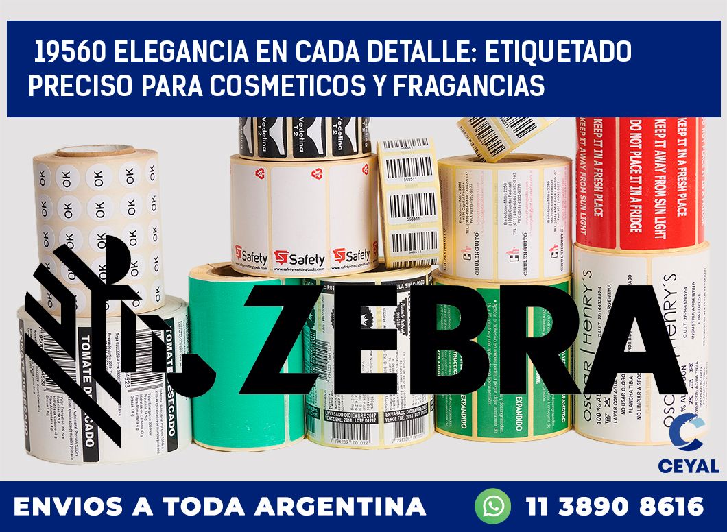 19560 ELEGANCIA EN CADA DETALLE: ETIQUETADO PRECISO PARA COSMETICOS Y FRAGANCIAS