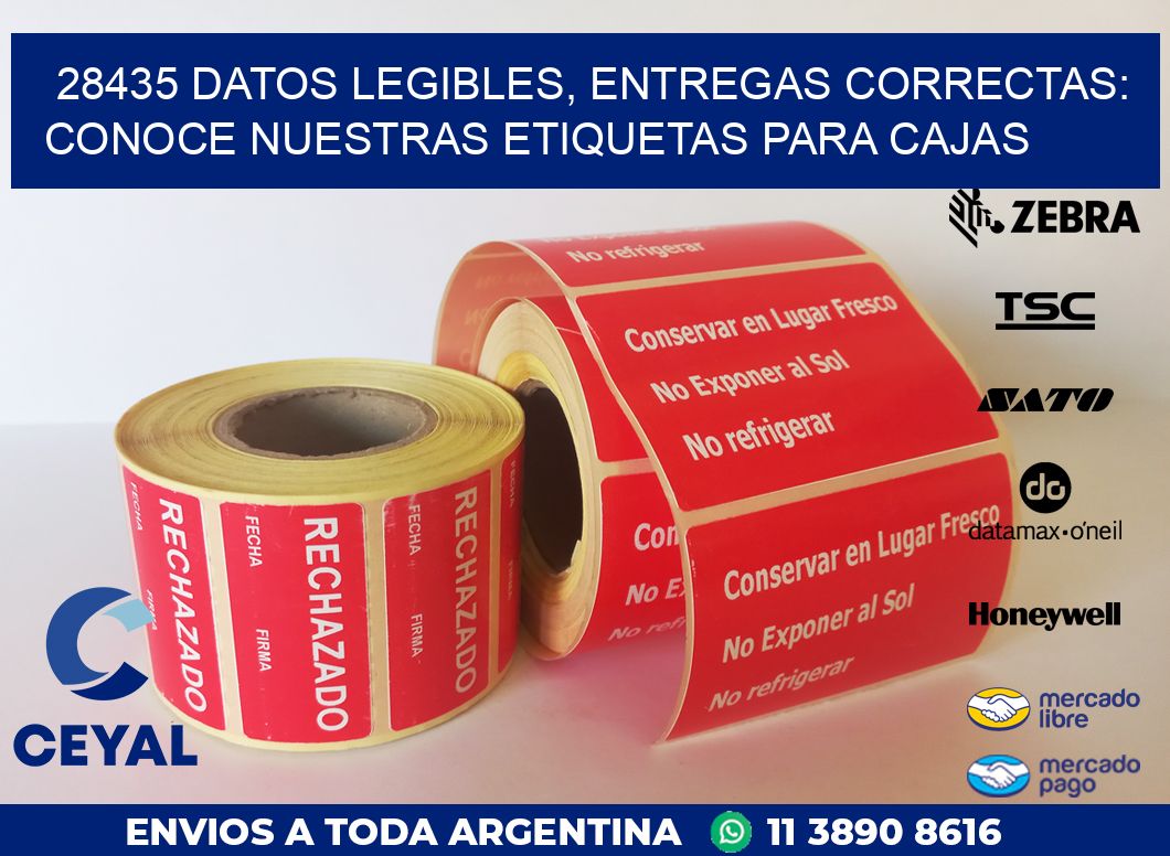 28435 DATOS LEGIBLES, ENTREGAS CORRECTAS: CONOCE NUESTRAS ETIQUETAS PARA CAJAS