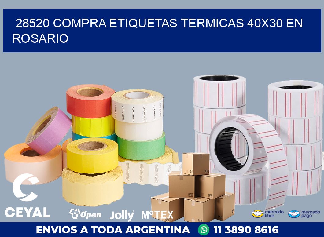 28520 COMPRA ETIQUETAS TERMICAS 40X30 EN ROSARIO