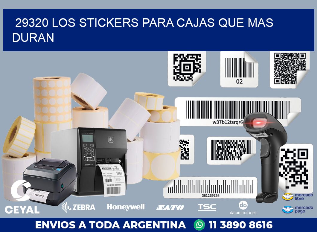 29320 LOS STICKERS PARA CAJAS QUE MAS DURAN