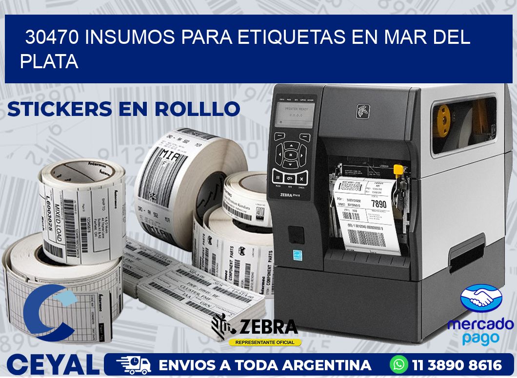 30470 INSUMOS PARA ETIQUETAS EN MAR DEL PLATA
