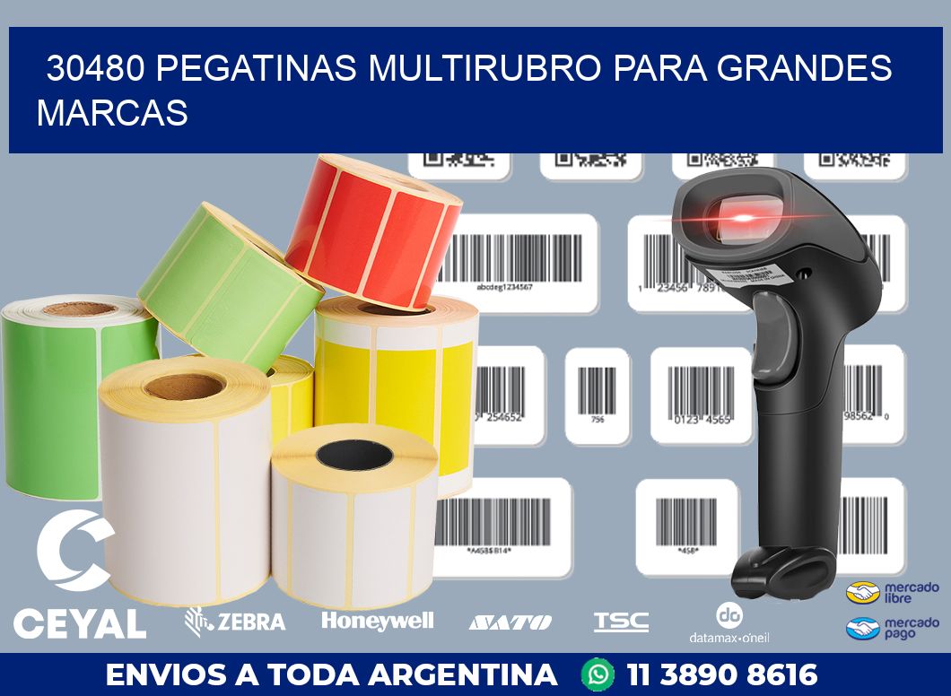 30480 PEGATINAS MULTIRUBRO PARA GRANDES MARCAS