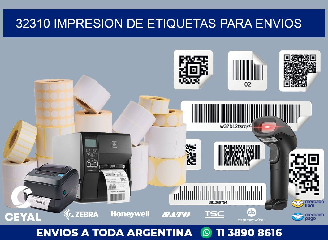 32310 IMPRESION DE ETIQUETAS PARA ENVIOS