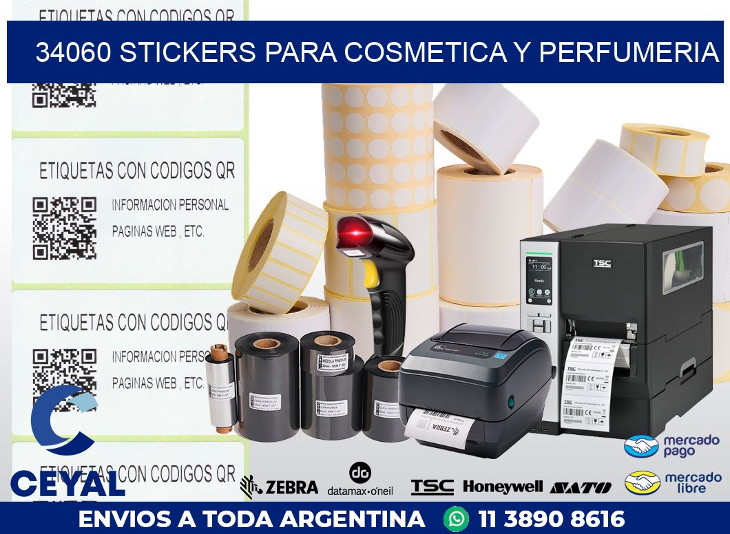 34060 STICKERS PARA COSMETICA Y PERFUMERIA