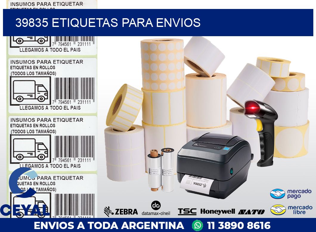 39835 ETIQUETAS PARA ENVIOS