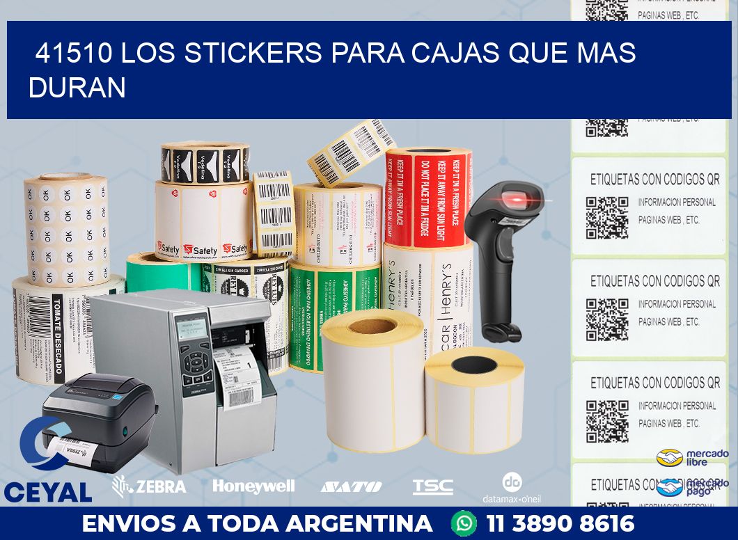 41510 LOS STICKERS PARA CAJAS QUE MAS DURAN