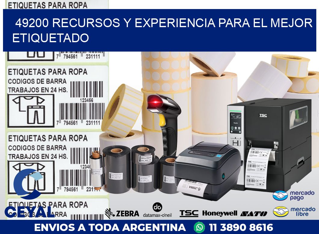 49200 RECURSOS Y EXPERIENCIA PARA EL MEJOR ETIQUETADO