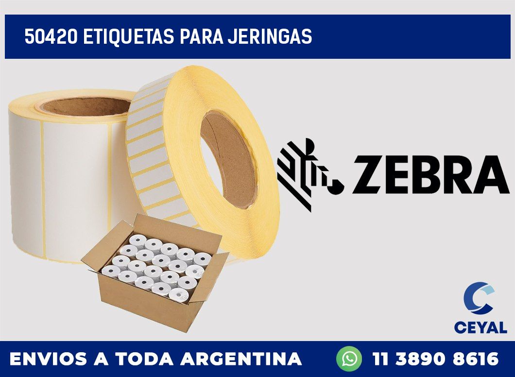 50420 ETIQUETAS PARA JERINGAS