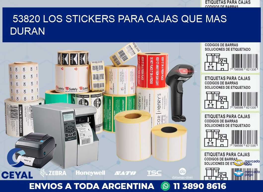 53820 LOS STICKERS PARA CAJAS QUE MAS DURAN