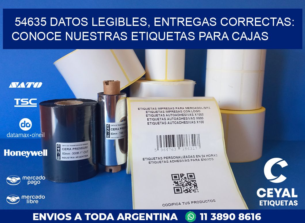 54635 DATOS LEGIBLES, ENTREGAS CORRECTAS: CONOCE NUESTRAS ETIQUETAS PARA CAJAS