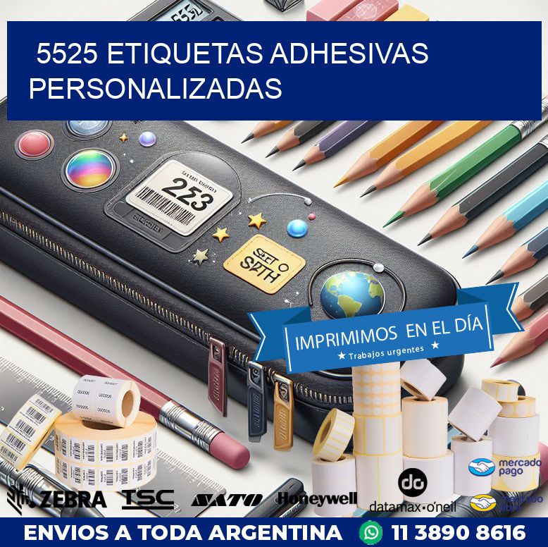 5525 ETIQUETAS ADHESIVAS PERSONALIZADAS