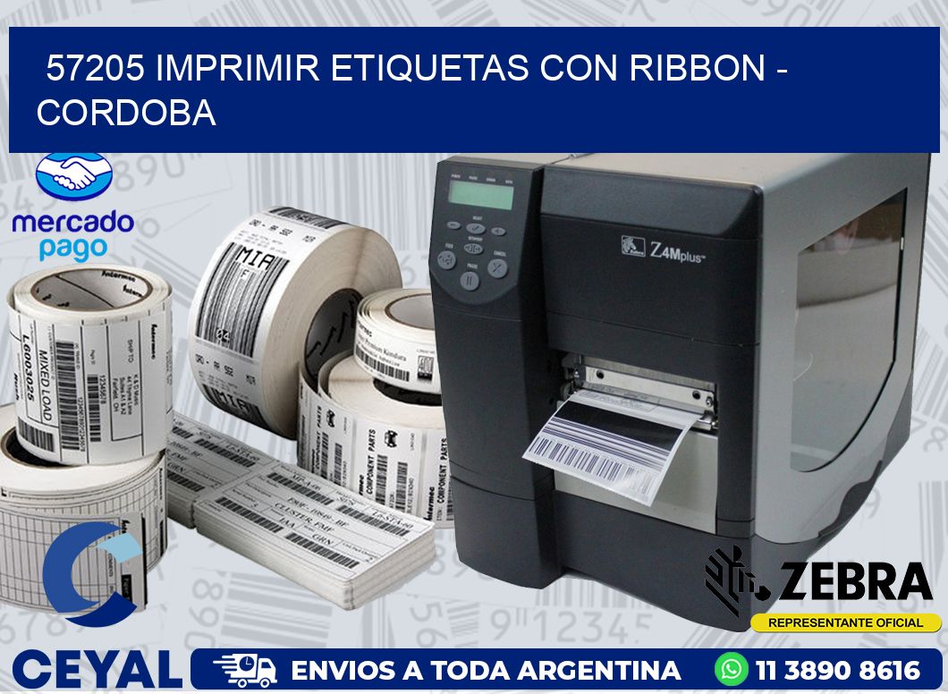 57205 IMPRIMIR ETIQUETAS CON RIBBON - CORDOBA