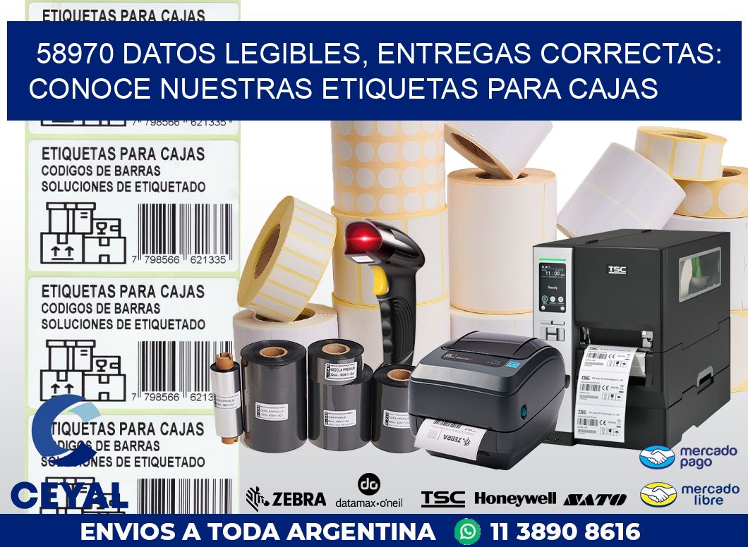 58970 DATOS LEGIBLES, ENTREGAS CORRECTAS: CONOCE NUESTRAS ETIQUETAS PARA CAJAS