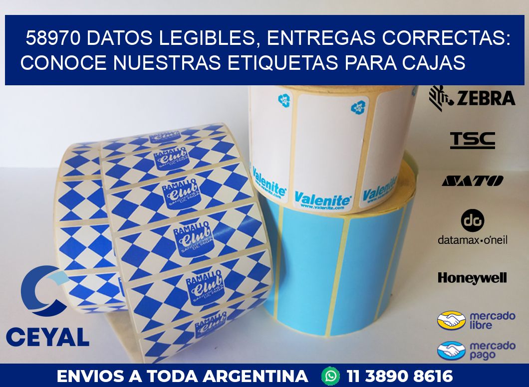 58970 DATOS LEGIBLES, ENTREGAS CORRECTAS: CONOCE NUESTRAS ETIQUETAS PARA CAJAS